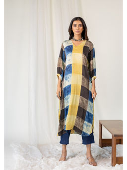 Silai Studio - Rain Earth Mosaic Kurta