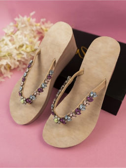 The White Pole - Women Pink Casual Wedges