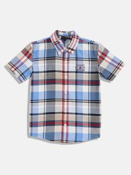 Tommy Hilfiger - Boys Checks Regular Fit Oxford Shirt
