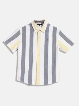 Tommy Hilfiger - Boys Striped Regular Fit Oxford Shirt