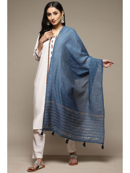 Biba - Womens Blue Yarndyed Polyester