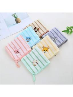 Teri Beri - Baby Face Towels With Cute Animal Embroidery (Pack of 6)