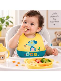 Teri Beri - Silicon Baby Bib For Feeding & Weaning Dog