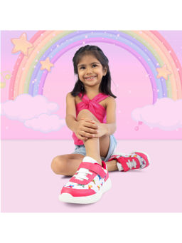 KazarMax - Surge Unisex Kids Pink Walking Shoes