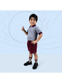 KazarMax - Unisex Kids Black Air Mesh Double Strap School Shoes