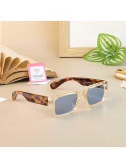 Voyage - Blue Rectangle Sunglasses for Men & Women - 2346Mg3884 (49)