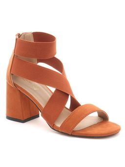 London Rag - Solid Rust Heels