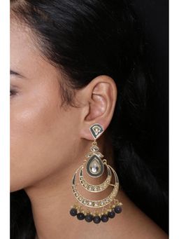 Biba - Grey Enamel Long Earrings BACWANJEAR000017SS21GR