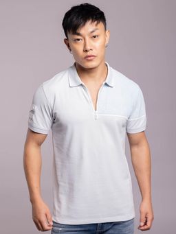 ROOKIES - Blue Half Sleeves Polo T-Shirt