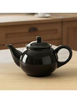BlackCarrot - Premium Black Ceramic Kettle(Teapot) Set