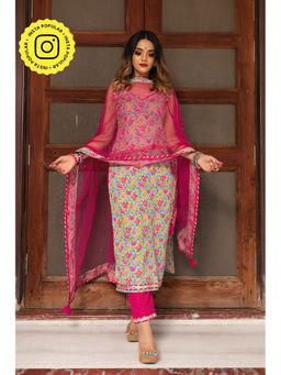 POMCHA - Jaipuri Straight Cotton Suit (Set of 3)
