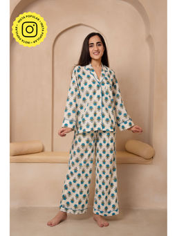 POMCHA - Dhoop Chaav Saanjh White Co-Ord (Set of 2)