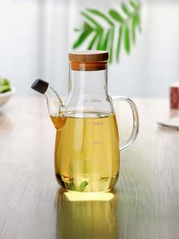 UMAI - Borosilicate Glass Oil Dispenser 500ml Transparent