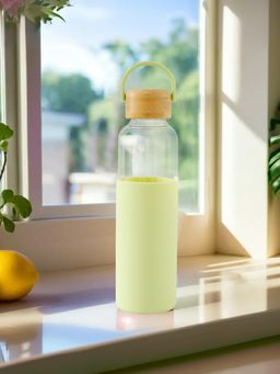 The Better Home - Borosilicate Water Bottle 550ml Prasinos Green