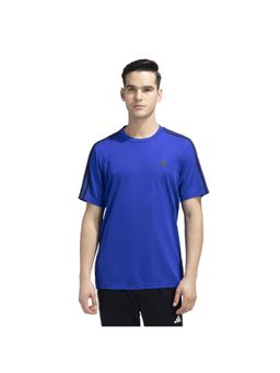 adidas - TR-ES BASE 3S T Blue Training Men T-Shirts