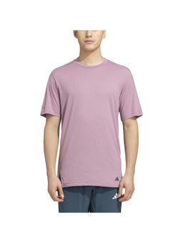 adidas - YOGA BASE TEE Pink Training Men T-Shirts