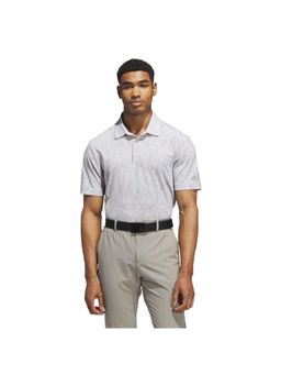 adidas - ULT TXT PRT Beige Golf Men Polo T-shirt
