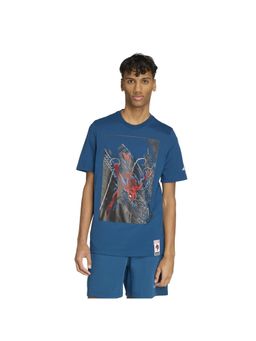 adidas - M SPIDERMAN T-S Blue Training Men T-Shirts