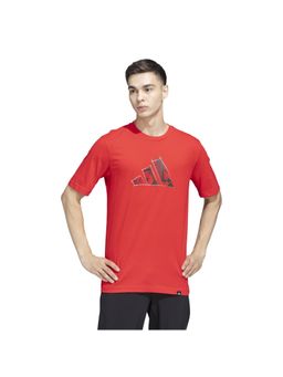 adidas - M C PHOTO TEE 2 Red Training Men T-Shirts