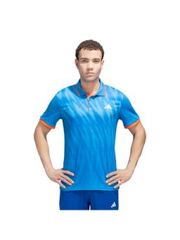 adidas - ADI POLO 4 Blue Training Men Polo T-shirt