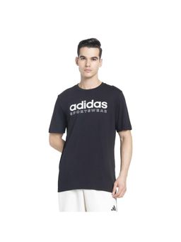 adidas - M LIN GRFX TEE Black Training Men T-Shirts