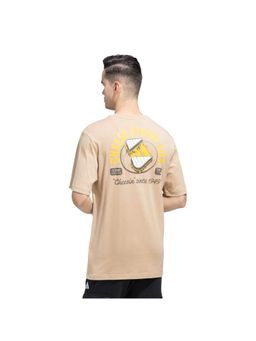 adidas - M CHEESE T Brown Training Men T-Shirts