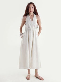 RAREISM - Stripes Off White Women Dress