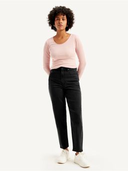 Levi's - Womens High Rise Loose Tapered Black Jeans