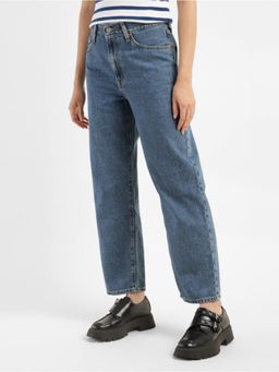 Levi's - Womens High Rise 94 Baggy Fit Blue Jeans