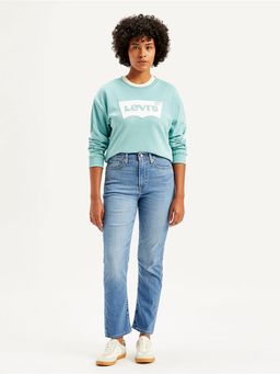 Levi's - Womens Mid Rise Wedgie Straight Fit Light-Blue Jeans