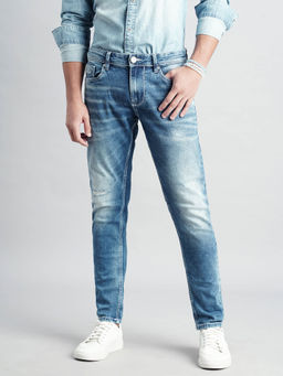 ROOKIES - Med Blue Ankle Length Jeans
