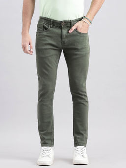 ROOKIES - Green Ankle Length Jeans
