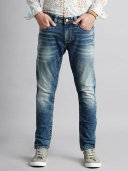 ROOKIES - Med Blue Ankle Length Jeans