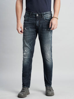 ROOKIES - Dark Blue Ankle Length Jeans