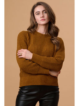 Gipsy - Brown Sweater for Gipsy Woman Stylish and Cozy Winter Collection