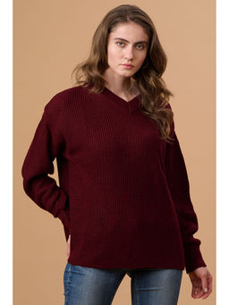 Gipsy - Wine Sweater for Gipsy Woman Stylish and Cozy Winter Collection