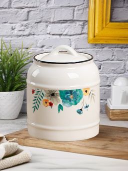 UMAI - Ceramic Jar with Ceramic Lid 1400ml Multi-Colour