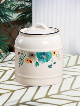UMAI - Ceramic Jar with Ceramic Lid 750ml Multi-Colour