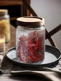 UMAI - Glass Jar with Wooden Lid 800ml