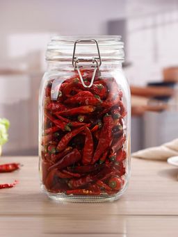 UMAI - Glass Storage Jar with Airtight Leakproof Lid 1.5L