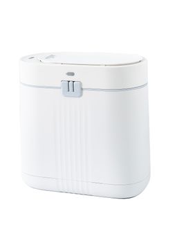 UMAI - 10L Stainless Steel Dustbin- White