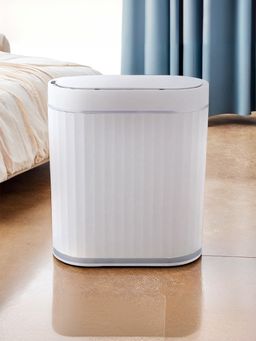 UMAI - 7L Stainless Steel Dustbin- White & Grey