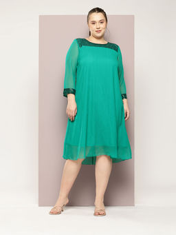 Qurvii - Georgette Party Dress