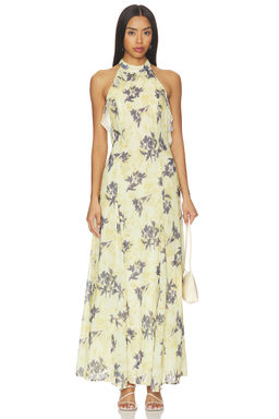 4th & Reckless - Portia Open Back Maxi Dress