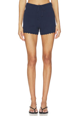 525 - Rosalia Lace Hem Shorts
