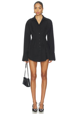 ALL THE WAYS - Charitie Button Up Mini Dress