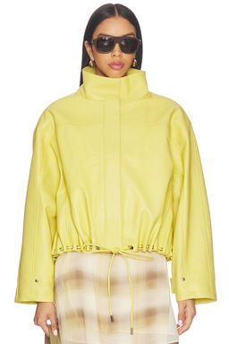 AEXAE - Leather Pebble Utility Jacket
