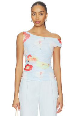 Bardot - Layana Printed Mesh Top