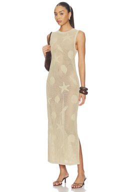 Barefoot Dreams - Sunbleached Shell Motif Midi Dress