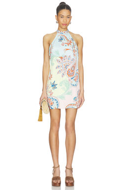 HEMANT AND NANDITA - Halter Mini Dress